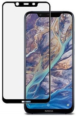 CASEJUNCTION Edge To Edge Tempered Glass for Nokia 7.1 plus(Pack of 1)