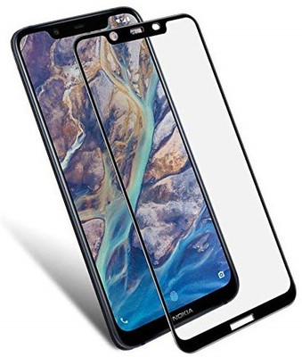 CASEJUNCTION Edge To Edge Tempered Glass for Nokia 7.1 plus(Pack of 1)