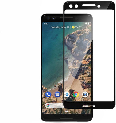 Chappie Moustache Tempered Glass Guard for Google Pixel 3(Pack of 1)
