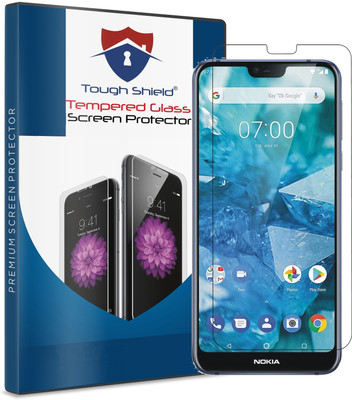 TOUGH SHIELD Tempered Glass Guard for Nokia 7.1(Pack of 1)