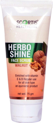 

SCORTIS HERBOSHINE WALNUT FACE SCRUB-150GM Scrub(150 g)