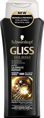 

Schwarzkopf Gliss Hair Repair with Liquid Keratin Ultimate Repair Shampoo 250 ml(250 ml)