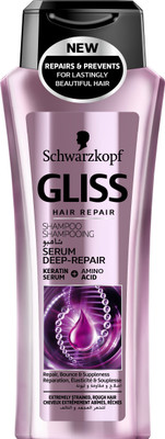 

Schwarzkopf Gliss Hair Repair with Liquid Keratin serum Deep Repair Shampoo 250 ml(250 ml)