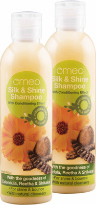 

omeo Silk and Shine Conditioner (Pack of Two)(200 ml)