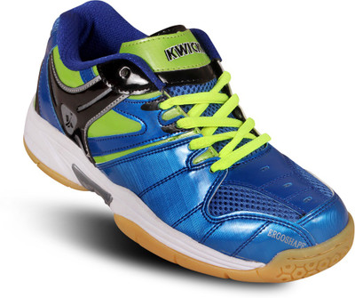 

Kwickk Boys & Girls Lace Badminton Shoes(Blue