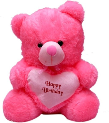 SPD TEDDY Happy Birhday Teddy Bear (Pink) - 60.09 cm(Pink)