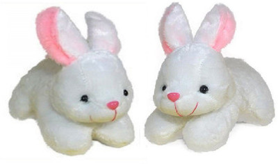 Ajay Rabbit With Carrot (White) - 28.5 cm(White)