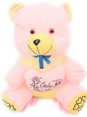 

Sharma Traders Soft Teddy Pink and Brown plush Toy/ Able For Birthday gift and kids toy - 32 cm(Pink , Brown Plush Toy)
