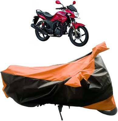 InayaAutoMotive Two Wheeler Cover for Hero(Hunk, Black, Orange)