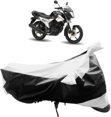 InayaAutoMotive Two Wheeler Cover for Hero(HF Dawn, Black, Silver)