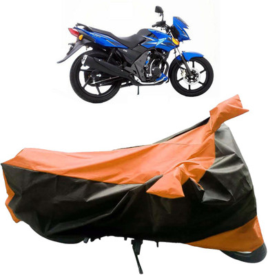 InayaAutoMotive Two Wheeler Cover for TVS(Flame SR125, Black, Orange)