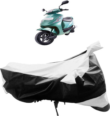 InayaAutoMotive Two Wheeler Cover for Mahindra(Kine, Black, Silver)