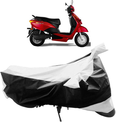 InayaAutoMotive Two Wheeler Cover for Indus(Yo Spark, Black, Silver)
