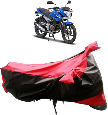 InayaAutoMotive Two Wheeler Cover for Bajaj(XCD 125cc, Black, Red)