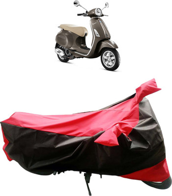 InayaAutoMotive Two Wheeler Cover for Piaggio(Vespa SXL, Black, Red)