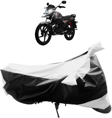InayaAutoMotive Two Wheeler Cover for Mahindra(Pantero, Black, Silver)