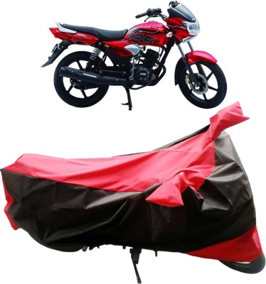 InayaAutoMotive Two Wheeler Cover for TVS(Phoenix, Black, Red)