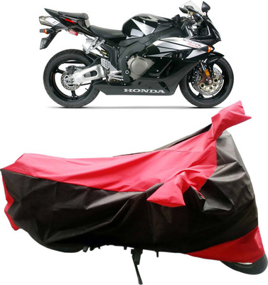 InayaAutoMotive Two Wheeler Cover for Honda(CBR 1000RR, Black, Red)