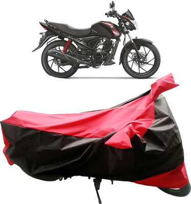 InayaAutoMotive Two Wheeler Cover for Suzuki(Sling Shot Plus, Black, Red)