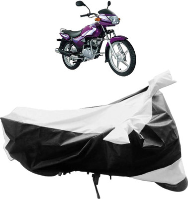 InayaAutoMotive Two Wheeler Cover for TVS(Star City, Black, Silver)