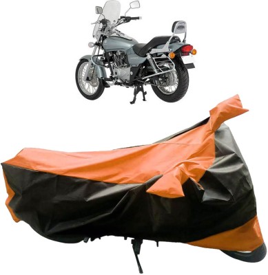 InayaAutoMotive Two Wheeler Cover for Bajaj(Avenger 220 DTS-i, Black, Orange)