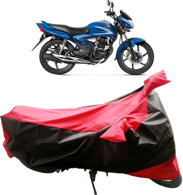 InayaAutoMotive Two Wheeler Cover for Honda(CB Shine, Black, Red)