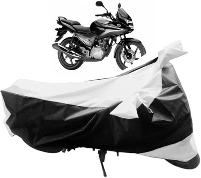 InayaAutoMotive Two Wheeler Cover for Honda(CBF Stunner, Black, Silver)