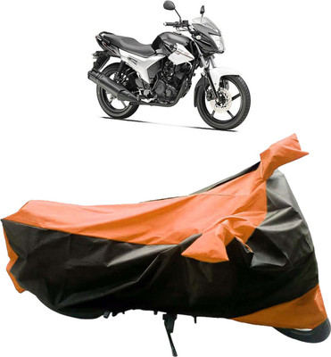 InayaAutoMotive Two Wheeler Cover for Yamaha(SZ R, Black, Orange)