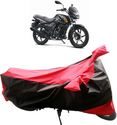 InayaAutoMotive Two Wheeler Cover for TVS(Flame DS 125, Black, Red)