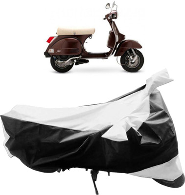 InayaAutoMotive Two Wheeler Cover for TVS(Star Euro, Black, Silver)