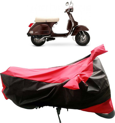 InayaAutoMotive Two Wheeler Cover for TVS(Star Euro, Black, Red)
