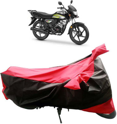 InayaAutoMotive Two Wheeler Cover for Honda(CD 110 Dream, Black, Red)