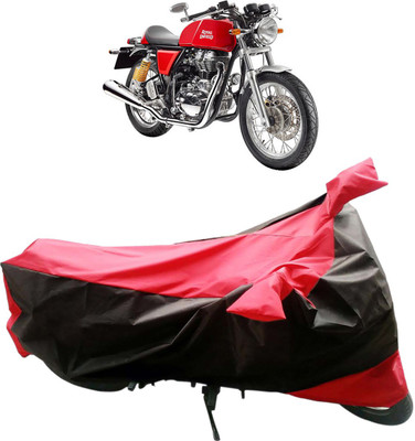 InayaAutoMotive Two Wheeler Cover for Royal Enfield(Continental GT, Black, Red)