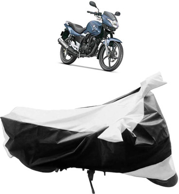InayaAutoMotive Two Wheeler Cover for Suzuki(GS 150R, Black, Silver)