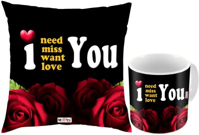 ME&YOU Cushion, Mug Gift Set