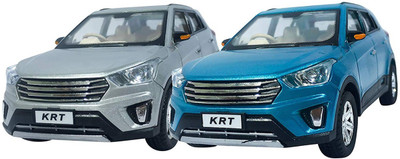 

The Game Begins Combo of Creta SUV Miniature Car Toy (Pack of 2 Car Toys) || Blue and Grey(Blue, Grey)