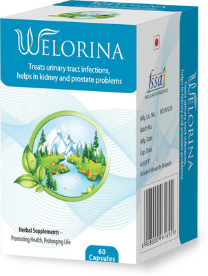 

Welex Welorina (Treats Urinary Tract Infections, Helps in Kidney and Prostate Problems)(60 No)