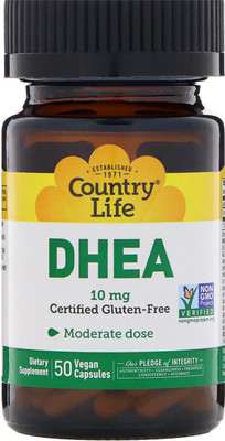 Country Life DHEA -- 10 mg - 50 Vegetarian Capsules(50 No)