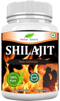 

HerbalGreens Shilajit 500mg Extract 60 Caps(60 mg)