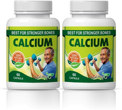 

Natural calcium| bone capsules|500mg 60 capsules|pack of 2(120 No)