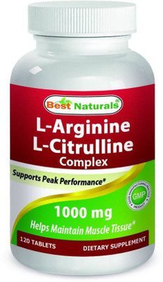 

Best Naturals Arginine Citruline Complex 1000 mg 120 Tablets(120 No)