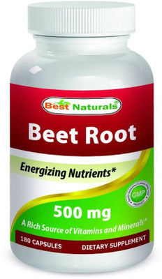 

Best Naturals Beet Root Powder 500 mg 180 Capsules(180 No)