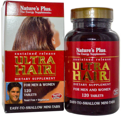 

Natures Plus Ultra Hair Time Release Mini Tabs - 120 - Tablet by(120 No)