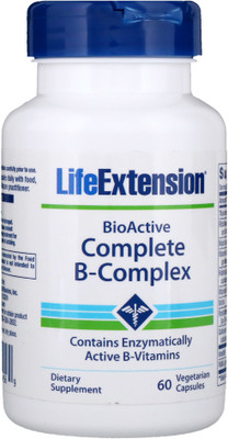 

Life Extension BioActive Complete B-Complex -- 60 Vegetarian Capsules(60 No)