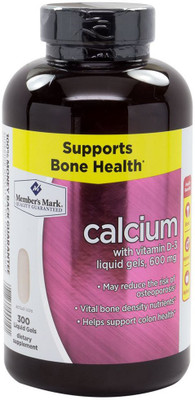 

Members Mark Calcium with Vitamin D-3 Dietary Supplement (300 ct.)(300 No)