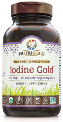 

Nutrigold Iodine Thyroid Support - 300 mcg (90 Organic Capsules)(90 No)