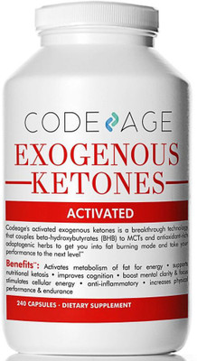 

Code Age Codeage Exogenous Ketones Capsules - 240 Count(240 No)