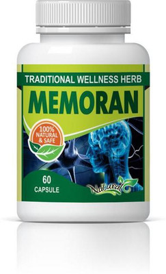 

Natural Memoran|brain tonic capsules|500mg 60 capsules|pack of 1(60 No)
