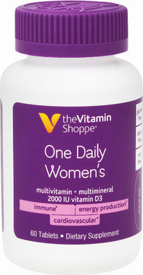Vitamin Shoppe One Daily Women's Multivitamin - 60 Tablets(60 No)