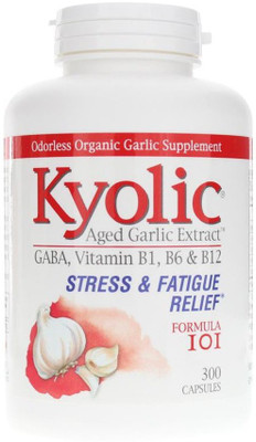 

Kyolic Aged Garlic Extract' Stress and Fatigue Relief Formula 101 -- 300 Capsules(300 No)